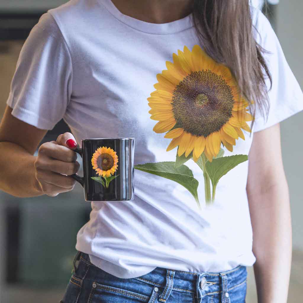 Buy sunflower swag—shirts, mugs and more! 